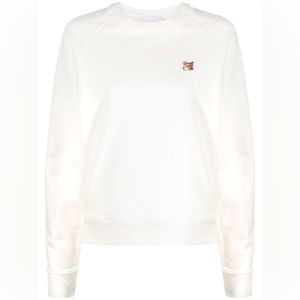 Maison Kitsuné fox patch sweatshirt Sz S